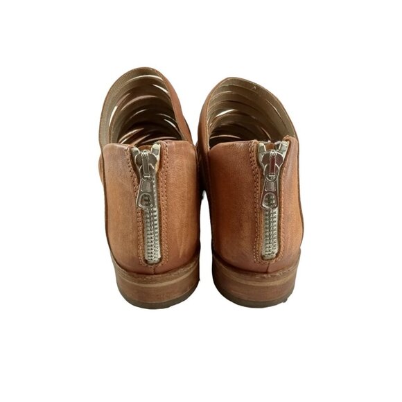 Free People Womens Boots Brown Lost Valley Ankle Bootie Leather Pointed Toe 7.5 - Picture 5 of 9